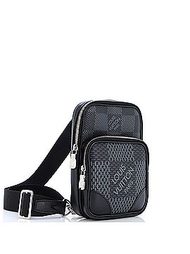 Louis Vuitton Amazone Sling Bag Limited Edition Damier Graphite 3D (view 2)