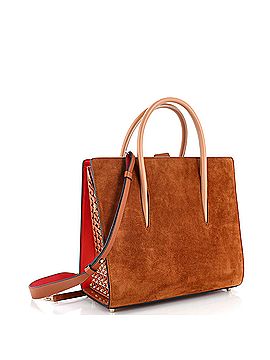 Christian Louboutin Paloma Tote Whipstitch Leather and Suede Medium (view 2)