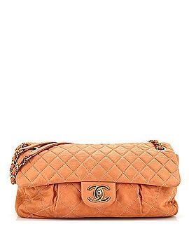 Chanel Coco Pleats Flap Bag Quilted Iridescent Calfskin Large (view 1)