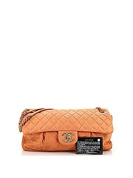 Chanel Coco Pleats Flap Bag Quilted Iridescent Calfskin Large (view 2)