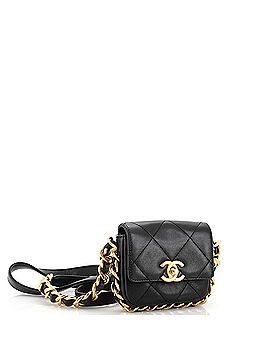 Chanel Framing Chain Flap Bag Quilted Calfskin Mini (view 2)