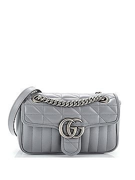 Gucci GG Marmont Flap Bag Mixed Matelasse Leather Mini (view 1)