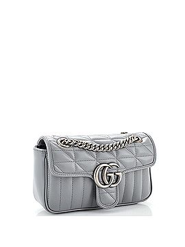 Gucci GG Marmont Flap Bag Mixed Matelasse Leather Mini (view 2)