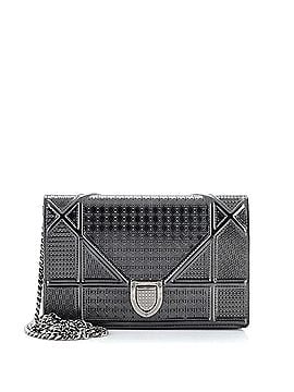 Christian Dior Diorama Wallet on Chain Cannage Embossed Calfskin (view 1)