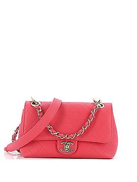 Chanel City Walk Flap Bag Quilted Caviar Small (view 1)