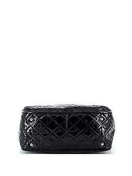 Chanel CC Charm Tote Quilted Patent Vinyl Large (view 2)