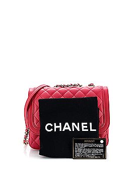 Chanel Lovely Day Square Flap Bag Quilted Lambskin Medium (view 2)