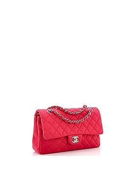 Chanel Classic Double Flap Bag Quilted Jersey Medium (view 2)