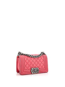 Chanel Boy Flap Bag Quilted Calfskin Small (view 2)