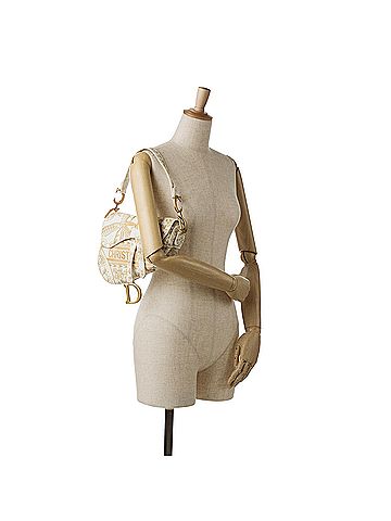 Dior toile de discount jouy saddle bag