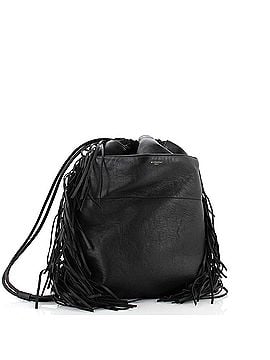 Givenchy Drawstring Fringe Backpack Leather Large (view 2)