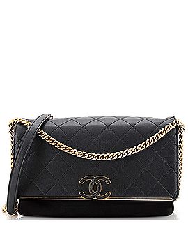 Chanel Lady Coco Flap Bag Quilted Caviar and Suede Medium (view 1)