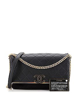 Chanel Lady Coco Flap Bag Quilted Caviar and Suede Medium (view 2)