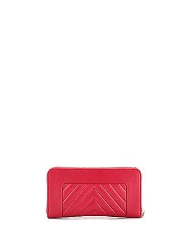 Chanel Mademoiselle Vintage Zip Around Wallet Quilted Sheepskin Long (view 2)