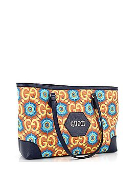 Gucci Aria 100th Anniversary Ophidia Tote Kaleidoscope Print GG Coated Canvas Medium (view 2)