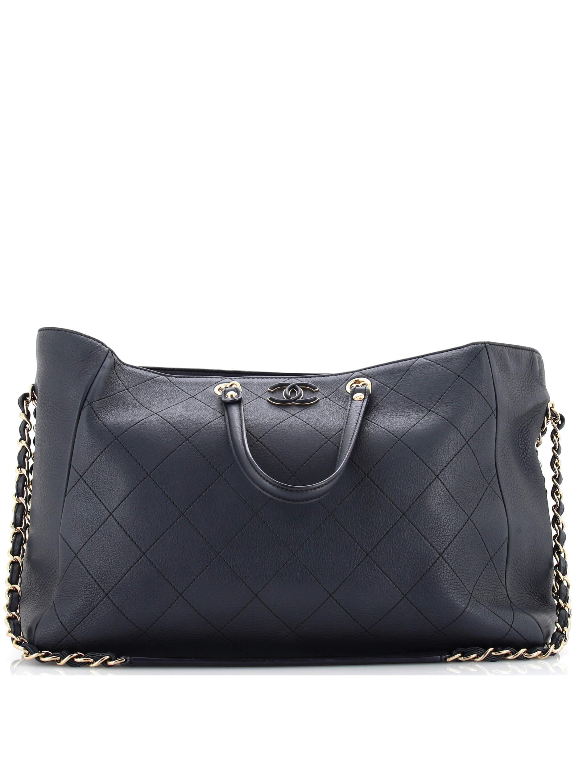 Chanel bullskin best sale shopping bag