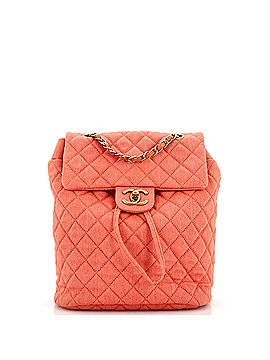 Chanel Urban Spirit Backpack Quilted Denim Small (view 1)