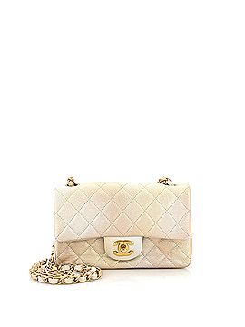 Chanel Classic Single Flap Bag Quilted Ombre Metallic Goatskin Mini (view 1)