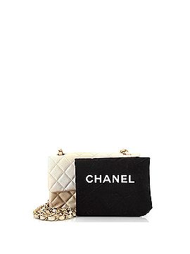 Chanel Classic Single Flap Bag Quilted Ombre Metallic Goatskin Mini (view 2)
