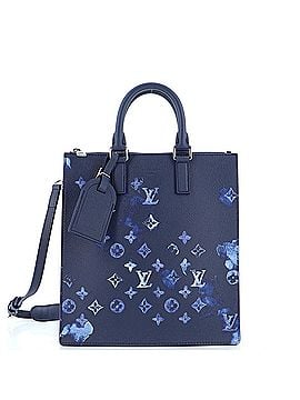 Louis Vuitton Sac Plat Zippe Bag Limited Edition Monogram Ink Watercolor Leather (view 1)