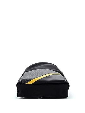 Fendi Front Pocket Backpack Nylon with Zucca Coated Canvas and Leather (view 2)