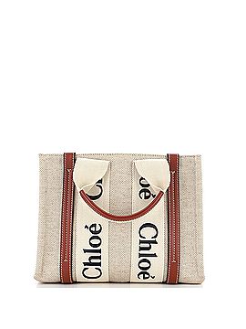 Chloé Woody Convertible Tote Canvas with Leather Mini (view 1)