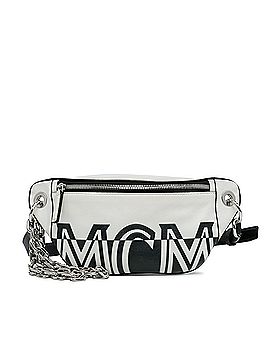 MCM Contrast Leather Belt Bag (view 1)