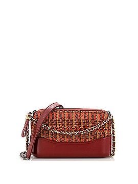 Chanel Gabrielle Double Zip Clutch with Chain Quilted Tweed (view 1)