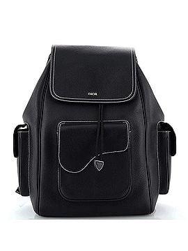 Christian Dior Saddle Pocket Backpack Leather Large (view 1)