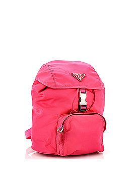 Prada Single Buckle Pocket Backpack Tessuto Small (view 2)