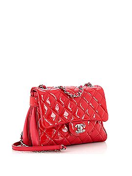 Chanel Double Compartment Flap Bag Quilted Patent Medium (view 2)