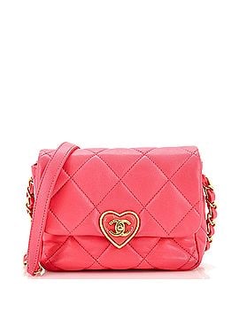 Chanel Coco Love CC Heart Flap Bag Quilted Lambskin Mini (view 1)