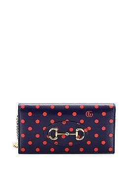 Gucci Horsebit 1955 Chain Wallet Printed Leather (view 1)
