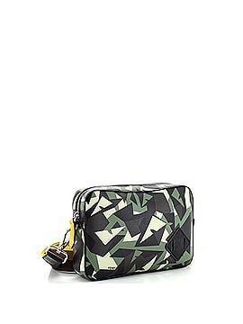 Fendi Camouflage Crossbody Messenger Bag Printed Leather (view 2)