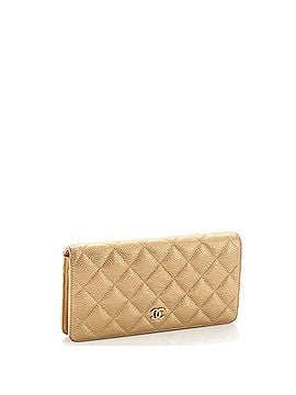 Chanel L-Yen Wallet Quilted Caviar (view 2)