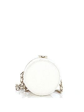 Chanel Lock Frame Round Vanity Case with Chain Quilted Lambskin Mini (view 2)