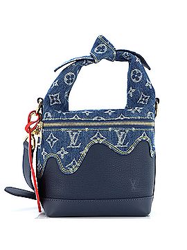 Louis Vuitton Japanese Cruiser Handbag Monogram Denim and Taurillon Leather (view 1)