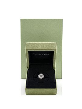 Van Cleef & Arpels Vintage Alhambra Ring 18K White Gold and Diamonds (view 2)