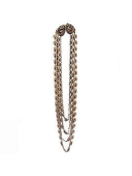 Gucci Ram Head Multistrand Ornate Chain Necklace Metal (view 2)