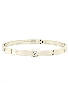 Louis Vuitton Empreinte Bangle Bracelet 18K White Gold (view 1)