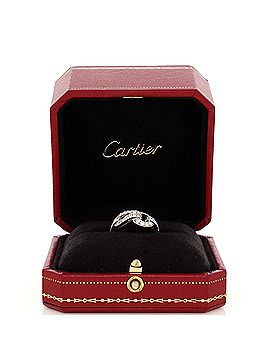 Cartier Agrafe Ring 18K White Gold and Diamonds Small (view 2)