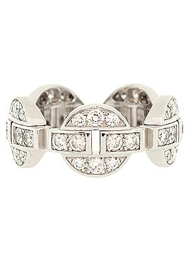 Cartier Himalia Ring 18K White Gold with Full Pave Diamonds (view 1)