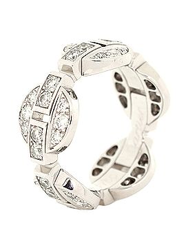 Cartier Himalia Ring 18K White Gold with Full Pave Diamonds (view 2)