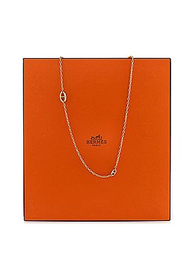 Hermès Farandole Chaine d'Ancre Chain Link Long Necklace 18K Yellow Gold 80 (view 2)
