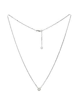 Cartier D'Amour Heart Pendant Necklace 18K White Gold with Diamond (view 2)