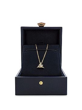 Louis Vuitton LV Volt One Pendant Necklace 18K Yellow Gold with Diamond Large (view 2)