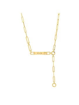 Hermès Kelly Chaine Lariat Necklace 18K Yellow Gold Small (view 1)