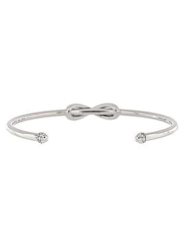 Tiffany & Co. Infinity Cuff Bracelet 18K White Gold with Diamonds (view 2)