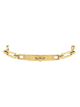Hermès Kelly Chaine Bracelet 18K Yellow Gold with Diamonds Small (view 1)