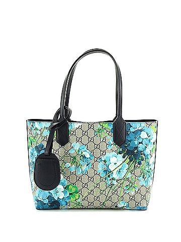 Gucci floral reversible online tote